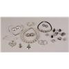 Image 1 : A GROUP OF STERLING SILVER AND SILVER-TONE JEWELRY
