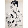 Image 2 : A FRAMED PRINT OF GERSHWIN BY MIGUEL COVVARUBIAS