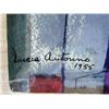 Image 3 : A FRAMED ABSTRACT CITYSCAPE WATERCOLOR BY LUCIA AUTORINO