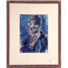 Image 1 : A FRAMED WATERCOLOR ON PAPER