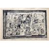 Image 2 : TWO FRAMED MONOCHROMATIC ABSTRACT ETCHINGS BY RALPH ROSENBORG