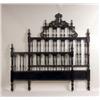 Image 1 : A SPANISH COLONIAL-STYLE "REREDO-SCREEN" BEDSTEAD