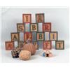 Image 1 : AN ASSEMBLED GROUP OF ALPHABET BLOCKS