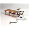Image 2 : TWO VINTAGE WOODEN SLEDS
