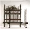 Image 1 : AN ORNATELY-CARVED SPANISH COLONIAL-STYLE "REREDO SCREEN" BEDSTEAD