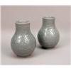 Image 2 : A PAIR OF HAND-THROWN BLUE AND WHITE DECORATED CHINESE PORCELAIN VASES