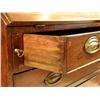 Image 8 : A GEORGE III INLAID MAHOGANY DESK-AND-BOOKCASE