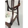 Image 2 : A GEORGE III-STYLE CARVED MAHOGANY ARMCHAIR