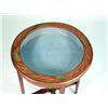 Image 3 : A GEORGE III-STYLE PAINT-DECORATED SATINWOOD VITRINE TABLE