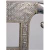 Image 8 : A PAIR OF REGENCY-STYLE SILVERED-METAL SIDE CHAIRS
