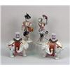 Image 1 : A PAIR OF POLYCHROME-DECORATED PORCELAIN ELEPHANT CANDLE HOLDERS