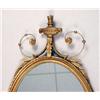 Image 2 : A LOUIS XVI-STYLE GILTWOOD MIRROR AND CANDLEHOLDER