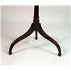 Image 2 : A FEDERAL-STYLE SHELL-INLAID MAHOGANY TILT-TOP CANDLESTAND