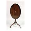 Image 3 : A FEDERAL-STYLE SHELL-INLAID MAHOGANY TILT-TOP CANDLESTAND
