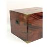 Image 2 : A LARGE BRASS-MOUNTED AND TIN-LINED MAHOGANY HUMIDOR