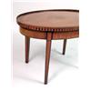 Image 2 : A GEORGIAN-STYLE SHELL-INLAID ROSEWOOD AND SATINWOOD LOW TABLE