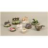 Image 1 : FOUR LIMOGES HINGED TRINKET BOXES