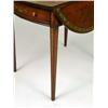 Image 2 : A GEORGE III PAINT-DECORATED PEMBROKE TABLE