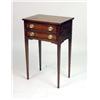 Image 1 : A FEDERAL-STYLE MAHOGANY TWO-DRAWER NIGHT STAND