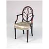 Image 2 : A GEORGE III-STYLE CARVED MAHOGANY ARMCHAIR