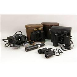 FOUR PAIR OF BINOCULARS