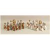 Image 1 : A POLYCHROME-DECORATED PORCELAIN ANIMAL FORM CHESS SET