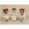 Image 8 : A POLYCHROME-DECORATED PORCELAIN ANIMAL FORM CHESS SET