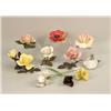 Image 1 : AN ASSORTMENT OF PORCELAIN FLOWERS