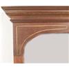 Image 2 : A FEDERAL-STYLE INLAID MAHOGANY LOOKING GLASS