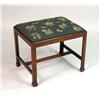 Image 2 : A GEORGE III-STYLE NEEDLEWORK UPHOLSTERED STOOL