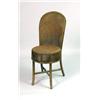 Image 1 : A BRONZE-PAINTED WICKER SIDE CHAIR