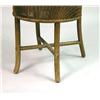 Image 2 : A BRONZE-PAINTED WICKER SIDE CHAIR