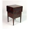 Image 1 : A FEDERAL-STYLE INLAID MAHOGANY DROP-LEAF WORK TABLE
