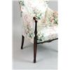 Image 2 : A GEORGE III-STYLE MAHOGANY AND UPHOLSTERED ARMCHAIR