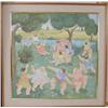 Image 2 : A FRAMED NAIVE OIL ON CANVAS