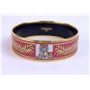 Image 1 : AN HERMES, PARIS MADE IN AUSTRIA GOLD-PLATED AND ENAMEL TIGER MOTIF BANGLE BRACELET