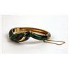 Image 1 : AN 18K YELLOW GOLD AND ENAMEL SNAKE-FORM HINGED BANGLE BRACELET