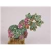 Image 3 : A PAIR OF FAUX JEWEL BIRDCAGE-FORM EAR CLIPS