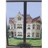 Image 2 : A FRAMED ACRYLIC ON CANVAS OF A VICTORIAN MANSION