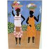 Image 2 : A FRAMED OIL ON BOARD OF A HAITIAN ISLAND SCENE