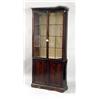 Image 1 : A GEORGE III MAHOGANY BOOKCASE CABINET
