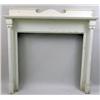 Image 1 : A NEOCLASSICAL-STYLE WHITE-PAINTED AND CARVED MANTLEPIECE