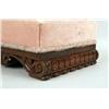 Image 4 : TWO VICTORIAN CARVED ROSEWOOD AND VELVET UPHOLSTERED FOOTSTOOLS