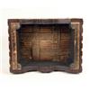 Image 5 : TWO VICTORIAN CARVED ROSEWOOD AND VELVET UPHOLSTERED FOOTSTOOLS