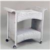 Image 3 : A LARGE GROUP OF WHITE-PAINTED WICKER FURNITURE
