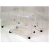 Image 2 : FOUR LUCITE ROLLING STANDS