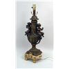 Image 2 : A PAIR OF LOUIS XVI-STYLE PATINATED-METAL AND MARBLE FIGURAL LAMPS