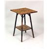 Image 4 : A BROWN-PAINTED BAMBOO SIDE TABLE