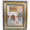 Image 1 : AN ORIENTALIST OIL ON CANVAS OF A MIDDLE EASTERN STREET SCENE
