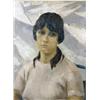 Image 2 : AN OIL ON MASONITE, PORTRAIT OF A MOODY GIRL